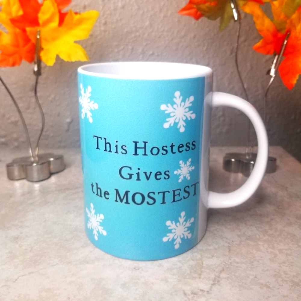 Winter Hostess large gift mug 15oz